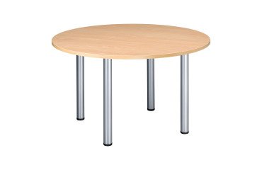 Konferenztisch mit 4 Beinen aus Metallrohr Excellens