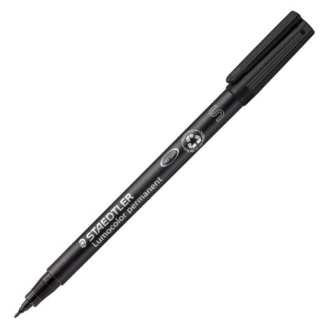 Rotulador permanente Staedtler Lumocolor punta 0,4 mm extrafina negro