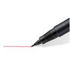 Rotulador permanente Lumocolor Staedtler punta extrafina - Caja 4 colores clásicos