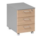 Cajonera móvil Quarta Plus 2 o 3 cajones