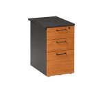 Caisson hauteur de bureau 3 tiroirs profondeur 61 cm - Jazz