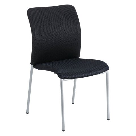 Silla confidente Bruneau Siracusa negro