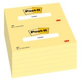 Notes repositionnables jaune classique Post-it 76 x 102 mm - bloc de 100 feuilles
