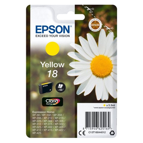 Epson 18 / CT18014012 Cartucho original amarillo (180 páginas)