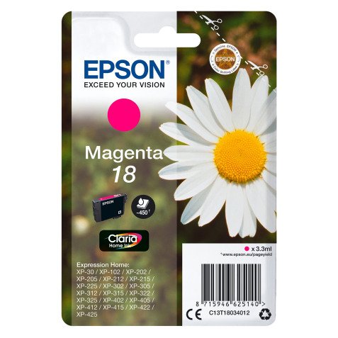 Epson 18 / CT18014012 Cartucho original magenta (180 páginas)