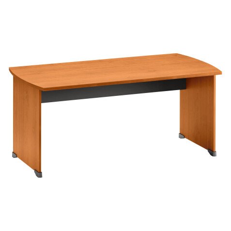 Scrivania dritta L160 cm gambe piene Quarta Plus