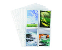 Fundas multitaladro OXFORD 23,5 x 31,5 cm para fotos polipropileno liso 8/100 - Bolsa de 10