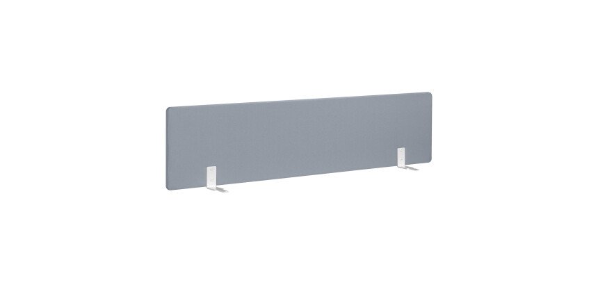 Panneau acoustique gris L 160 x H 46 cm pour pôle de bureaux Team Line