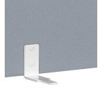 Panneau acoustique gris L 180 x H 46 cm pour pôle de bureaux Team Line