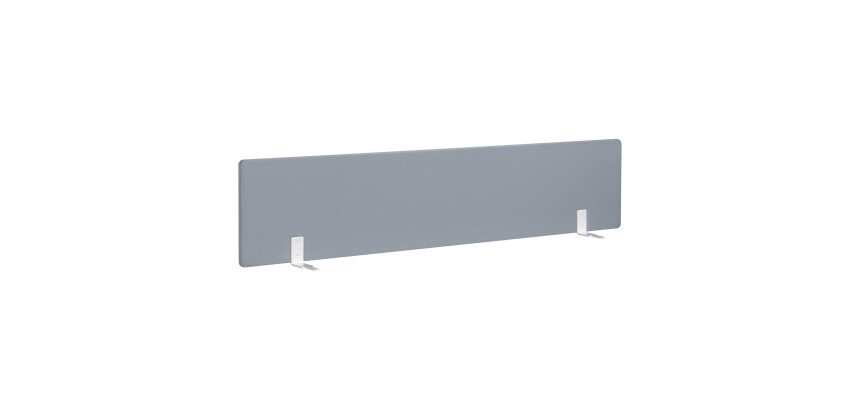 Panneau acoustique gris L 180 x H 46 cm pour pôle de bureaux Team Line