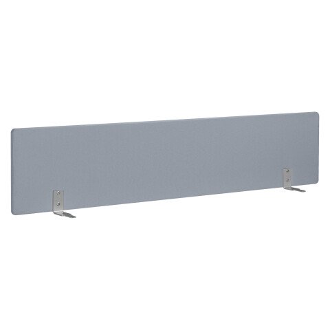 Panel de separación acústica gris 180 cm para escritorios Arko fijación aluminio