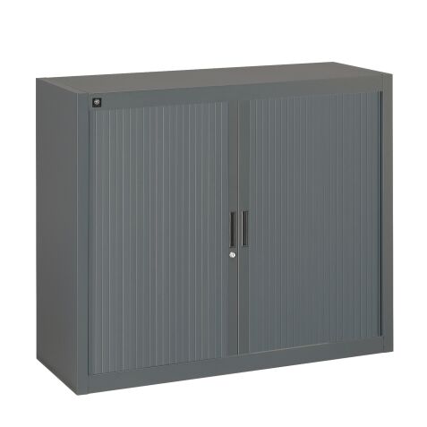 Pack de 2 armoires à rideaux Bruneau H100 cm  - 1 achetée = 1 offerte de même coloris
