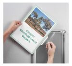 Cadre Clipframe aluminium format A3