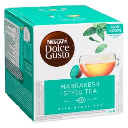 Tea Marrakech mint with sugar capsules for Dolce Gusto - Box of 16 