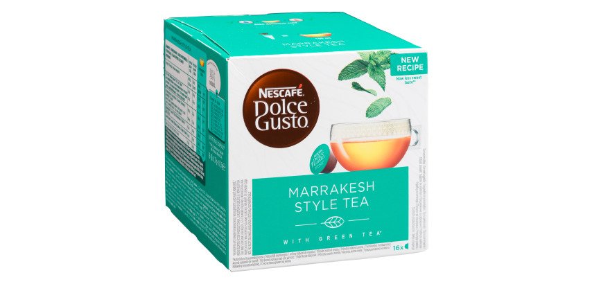 Capsules de thé vert menthe sucré Nescafé Dolce Gusto Marrakech - Boîte de 16