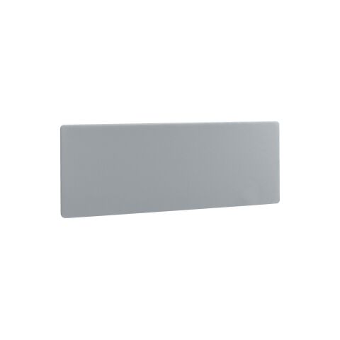 Panel de separación acústica gris 140 cm para escritorios Arko fijación aluminio