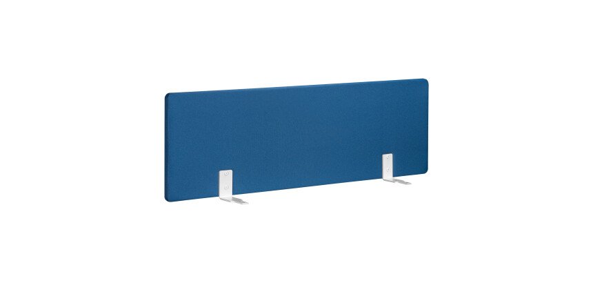 Panneau acoustique bleu L 140 x H 46 cm pour pôle de bureaux Team Line