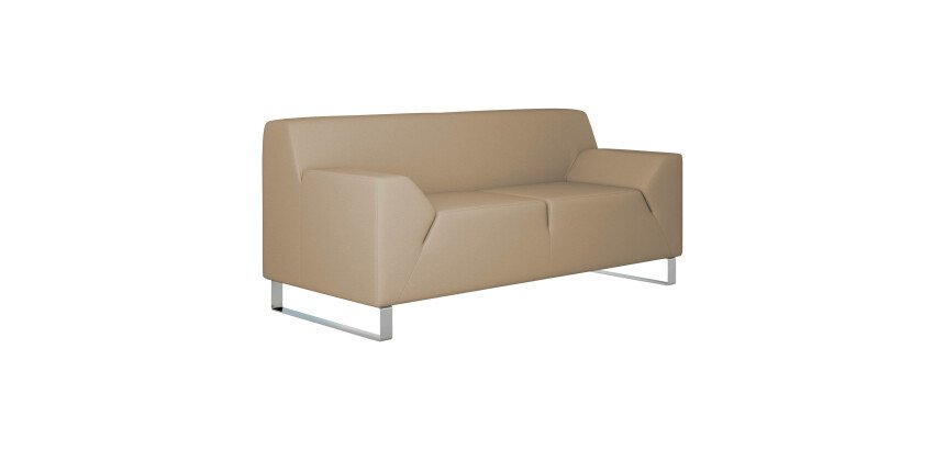 Canapé 2 places simili cuir Asto