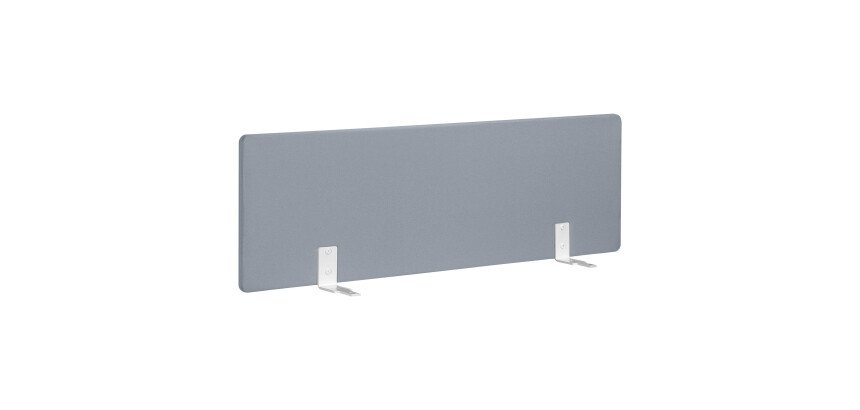Panneau acoustique gris L 140 x H 46 cm pour pôle de bureaux Team Line