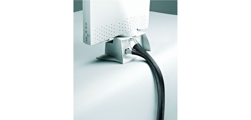 Organizador de cables "tubo" 1,5 m Negro