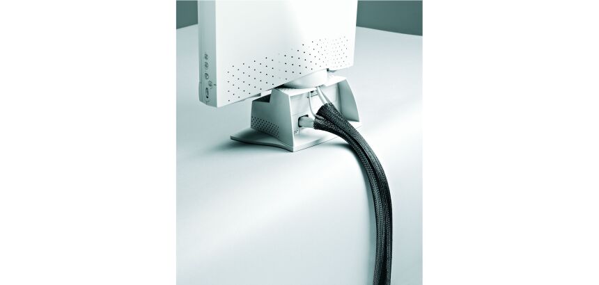 Organizador de cables "tubo" 1,5 m Negro