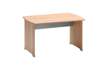 Scrivania dritta L120 cm gambe piene Quarta Plus