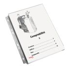 Pochette transparente perforée bande métallique à soufflets Esselte A4 PVC incolore - Sachet de 3