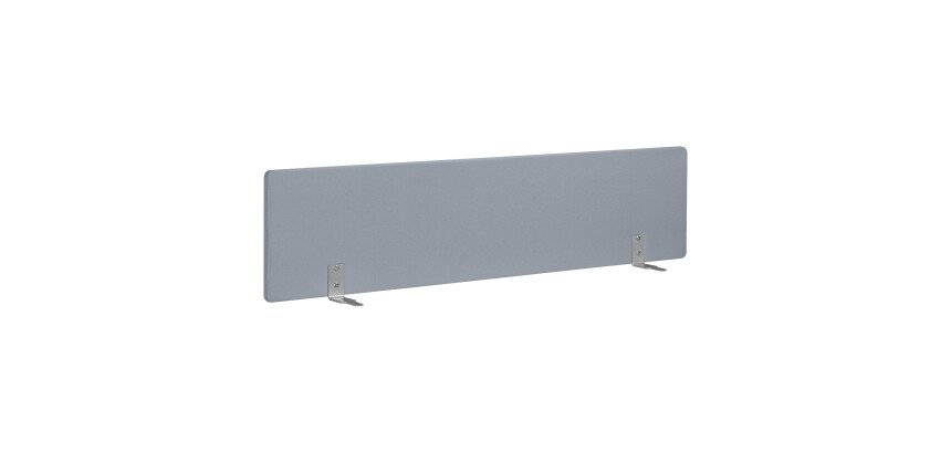 Panneau acoustique gris L 160 x H 46 cm pour pôle de bureaux Team Line