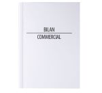 Couverture dos cartonné blanc pour thermosoudure 250 g - 3 mm