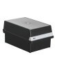 Black card box A5 (148x210 mm) with cover