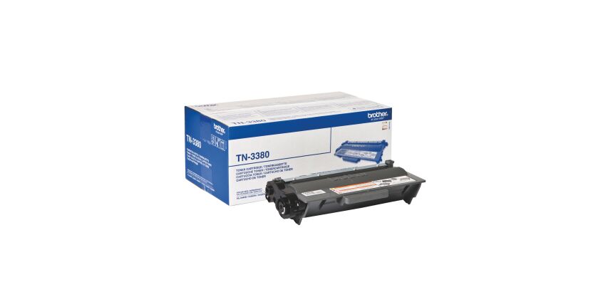 Brother TN3380 toner original de alta capacidad negro
