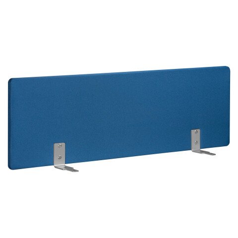 Panel de separación acústica azul 140 cm para escritorios Arko fijación aluminio