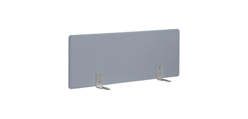 Panneau acoustique gris L 120 x H 46 cm pour pôle de bureaux Team Line