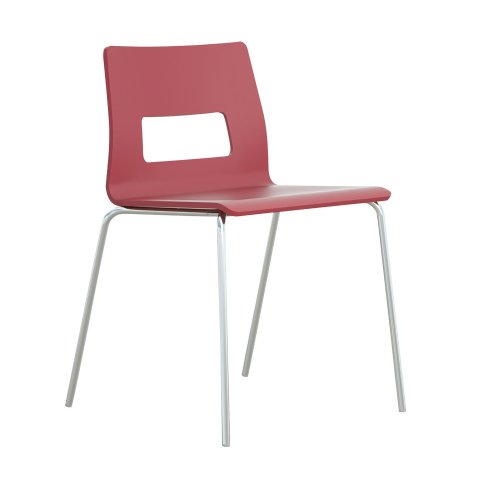 Chaise Celsio coque bois multiplis finition laquée