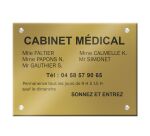 Plaque signalétique personnalisable Plexi Color aspect brillant