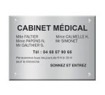 Plaque signalétique personnalisable Plexi Color aspect brillant