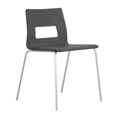 Chaise Celsio coque bois multiplis finition laquée