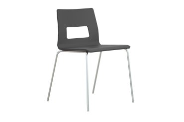Chaise Celsio coque bois multiplis finition laquée