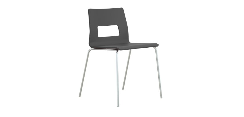 Chaise Celsio coque bois multiplis finition laquée