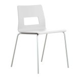 Chaise Celsio coque bois multiplis finition laquée