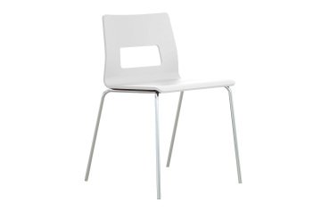 Chaise Celsio coque bois multiplis finition laquée