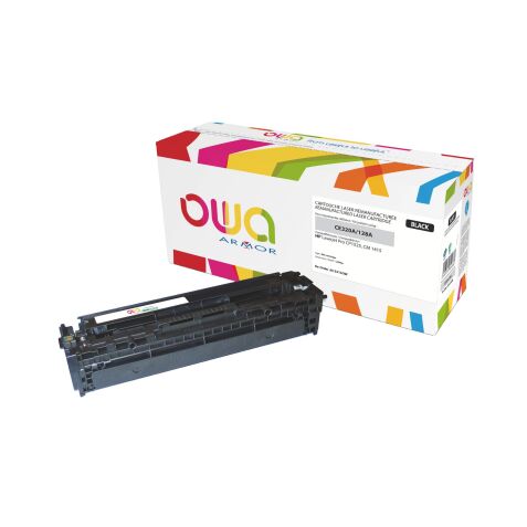 Tóner Owa compatible con HP 128A (CE320A) negro 2000 páginas