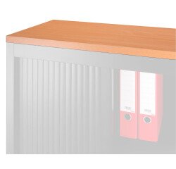 Finishing plate W 120 x D 43 cm for metallic cabinet