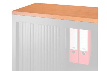 Afwerkingsplaat B 120 x D 45 cm voor metalen kast 