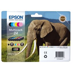 Epson 24 Pack cartridges 6 colours