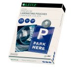 Boîte 100 pochettes de plastification A4 2 x 250 µ brillantes Leitz I-Lam