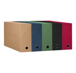 Classification box cardboard OXFORD back 12 cm assortment