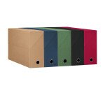 Boîte de classement carton OXFORD dos 12 cm assorties