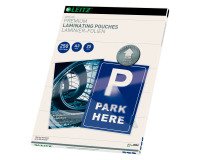 Paquete de 25 fundas de plastificación térmica Leitz I-Lam A3, 2 x 250 µ, brillante