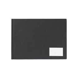Schutzabdeckung für Dokumente Exacompta PVC A3 24 Hüllen schwarz